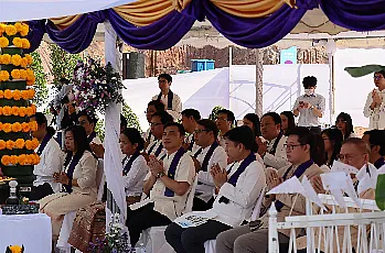 นายกสภามหาวิทยาลัยพะเยา เข้าร่วมงานพิธีวางศิลาฤกษ์ อาคารศูนย์พัฒนาผู้ประกอบการนวัตกรรมและถ่ายทอดเทคโนโลยี อุทยานวิทยาศาสตร์ มหาวิทยาลัยพะเยา เครือข่ายอุทยานวิทยาศาสตร์ฯ ภาคเหนือ