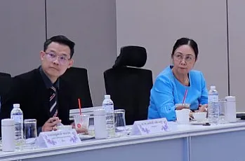 สำนักงานสภามหาวิทยาลัยพะเยา จัดการประชุมการแสดงวิสัยทัศน์และสัมภาษณ์ผู้ตอบรับการทาบทามเพื่อเข้ารับการสรรหาเป็นผู้สมควรดำรงตำแหน่งคณบดีคณะนิติศาสตร์ มหาวิทยาลัยพะเยา