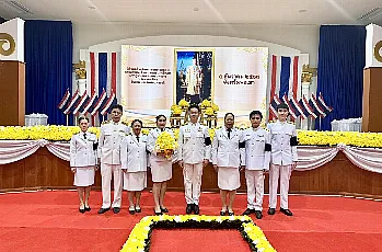 สำนักงานสภามหาวิทยาลัยพะเยา เข้าร่วมพิธีวันคล้ายวันพระบรมราชสมภพพระบาทสมเด็จพระบรมชนกาธิเบศร มหาภูมิพลอดุลยเดชมหาราช บรมนาถบพิตร วันชาติ และวันพ่อแห่งชาติ 5 ธันวาคม 2568