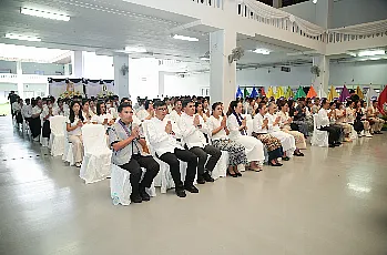  ผู้อำนวยการสำนักงานสภามหาวิทยาลัยพะเยาเข้าร่วมพิธีตักน้ำและเจริญพระพุทธมนต์น้ำสรงพระธาตุจอมทอง