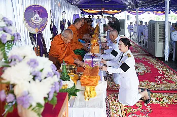 นายกสภามหาวิทยาลัยพะเยา กรรมการสภามหาวิทยาลัยผู้ทรงคุณวุฒิ เข้าร่วมพิธีวันสถาปนามหาวิทยาลัยพะเยา ครบรอบ 16 ปี