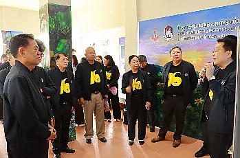 นายกสภามหาวิทยาลัยพะเยา กรรมการสภามหาวิทยาลัยผู้ทรงคุณวุฒิ เยี่ยมชมกิจกรรมนิทรรศการ “16 เรื่องเล่าดีดี 16 ปี มหาวิทยาลัยพะเยา” และกิจกรรมพิเศษ “16 จุด Check-in”