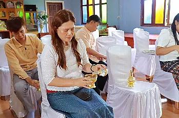 สำนักงานสภามหาวิทยาลัยพะเยาจัดกิจกรรมถวายเทียนพรรษา ประจำปี 2569